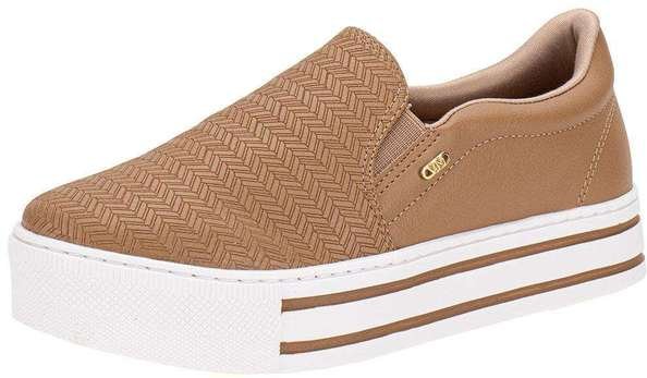 Imagem principal Tênis Feminino Slip On Via Marte 010023 Camel VIA MARTE