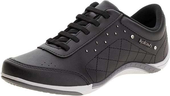 Tênis Feminino Sport Style Kolosh - C1296 - Preto