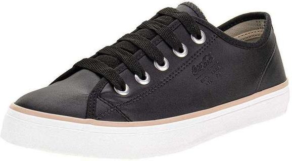 Tênis Feminino Stream Town Coca-Cola Cc2336 - Preto