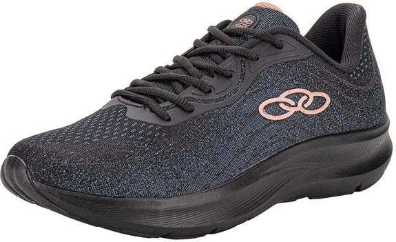 Tênis Feminino Venus 3 Olympikus 43547338 - Preto/Rosa