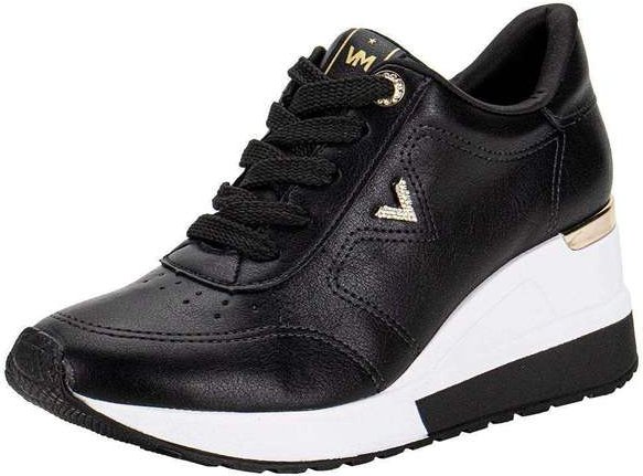 Imagem principal Tênis Feminino Via Marte 046010 - Preto/Branco VIA MARTE