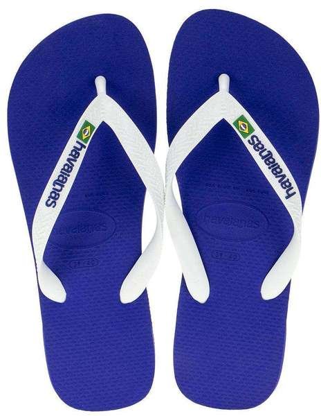 Imagem principal Chinelo Brasil Logo Havaianas - 4110850 - Azul/Branco