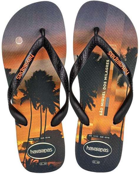 Imagem principal Chinelo Masculino Top Surfer I Havaianas 4149971 Preto/Laranja