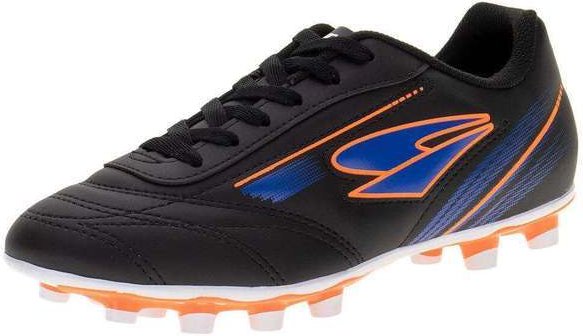 Imagem principal Chuteira Masculina Campo Foorcy Dray - 324 - Preto/Laranja