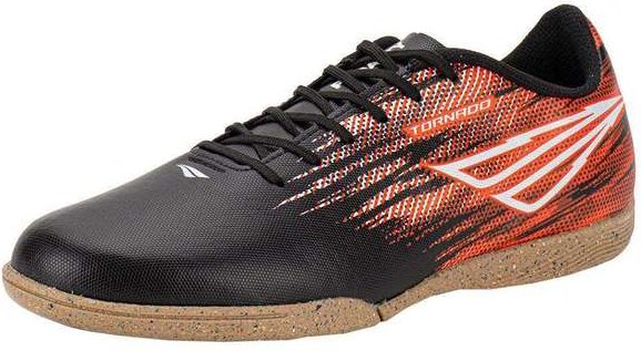 Imagem principal Chuteira Masculina Indoor Tornado Penalty 124286 - Preto/Vermelho