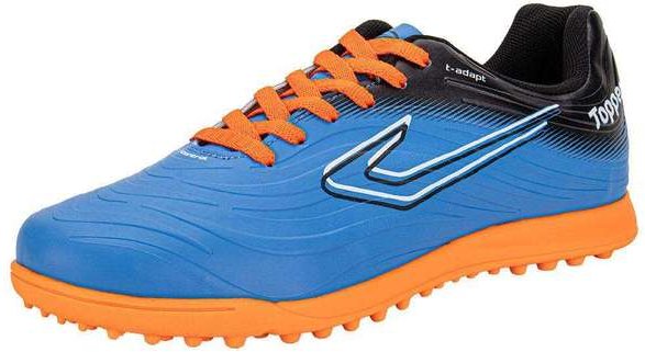 Chuteira Society Forza Iii Topper Tp0468 - Azul/Laranja