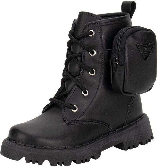 Bota Infantil Coturno Bag Nilqi - 1500 - Preto 02