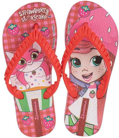 Chinelo Infantil Moranguinho Sugar Ipanema 27291 - Vermelho