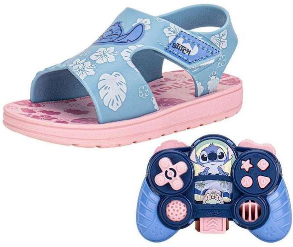 Imagem principal Kit Sandália Infantil Disney Game Time Baby Joystick Grendene Azul/Rosa GRENDENE KIDS GRENDENE KIDS