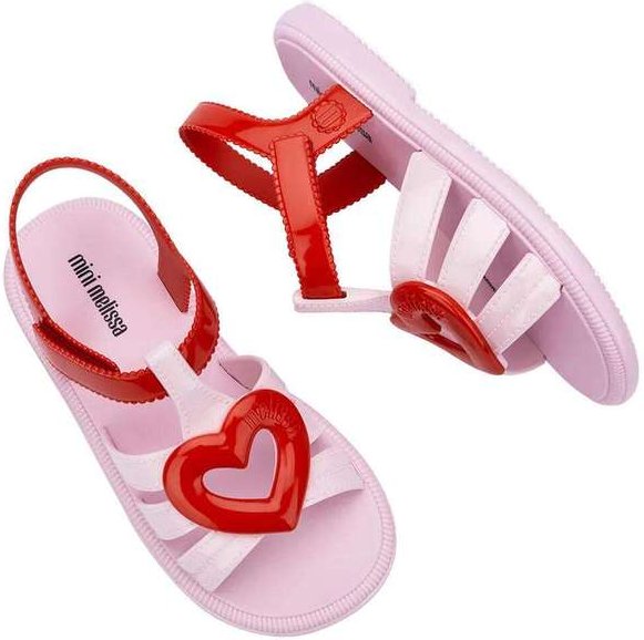 Mini Melissa Hip Lovely 36165 Vermelho/Rosa