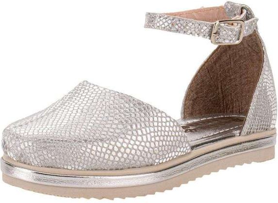 Imagem principal Sandália Infantil Espadrille Bella Ninna 12081 - Prata Bella Ninna