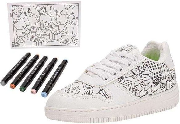 Imagem principal Kit Tênis Infantil Goods e Caneta Touch Minipé Mp2549s Branco