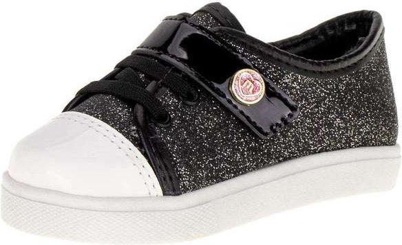 Tênis Infantil Baby Molekinha - 2118575 - Preto/Cinza