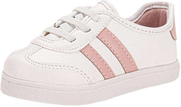 Imagem principal Tênis Infantil Baby Molekinha 2118585 - Branco/Rosa MOLEKINHA