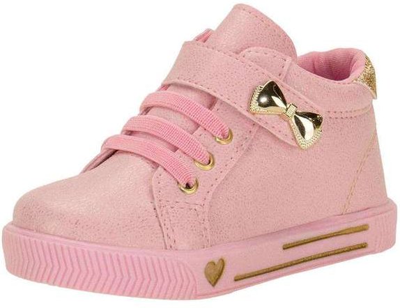 Imagem principal Tênis Infantil Cano Alto Linda Jú 60221 - Rosa Linda ju