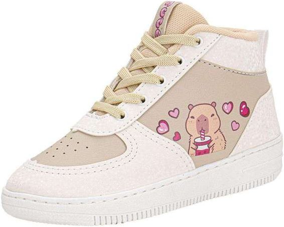 Imagem principal Tênis Infantil Capivara Cano Alto Minipé Mp2536s - Bege Minipé