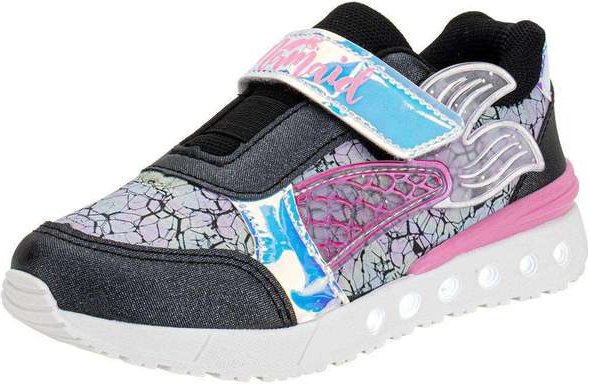 Tênis Infantil Led Minipé Mp2511 Preto/Rosa