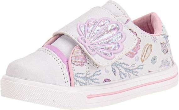Imagem principal Tênis Infantil Linda Jú - 15551 - Branco/Lilas Linda ju