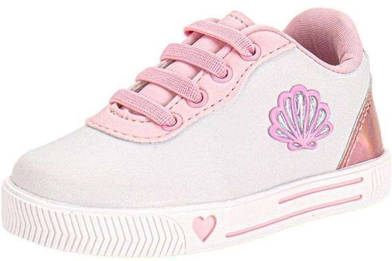 Imagem principal Tênis Infantil Linda Jú 202538 - Branco/Rosa Linda ju