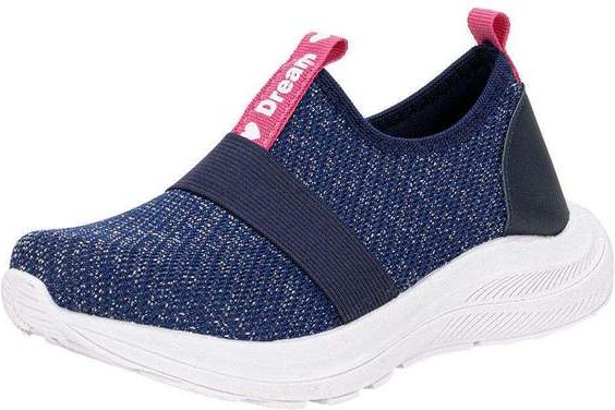 Imagem principal Tênis Infantil Slip On Kids Top 362tn - Marinho/Rosa Kids top