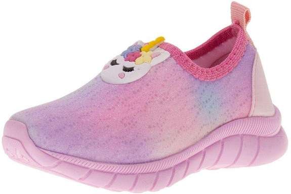Tênis Infantil Slip On Nayarinha - 336 - Rosa