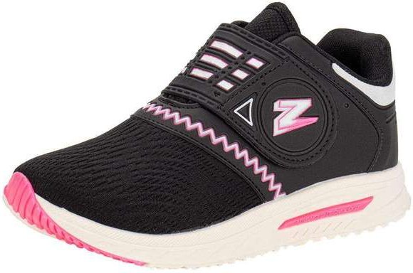 Imagem principal Tênis Infantil Zeuz 104rx-Vi - Preto/Rosa Zeuz