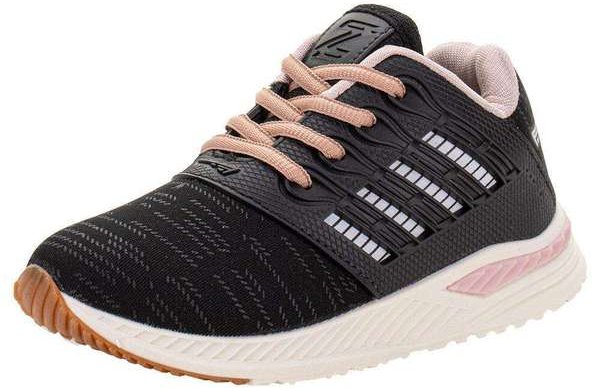 Imagem principal Tênis Infantil Zeuz 93kx-I - Preto/Rosa Zeuz