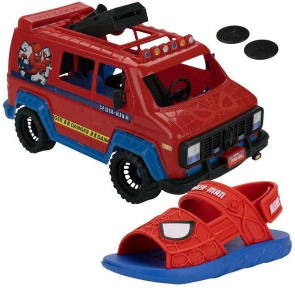 Imagem principal Kit Papete Infantil Homem Aranha e Furgão Grendene Kids 23222 - Azul/Vermelho GRENDENE KIDS