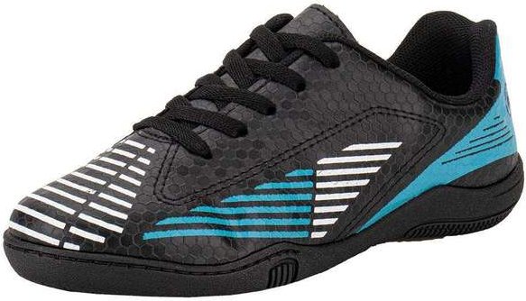 Imagem principal Chuteira Infantil Indoor Molekinho 2808332 - Preto/Azul MOLEKINHO