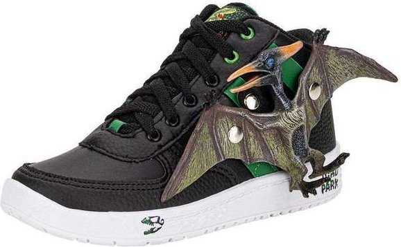 Imagem principal Kit Tênis Infantil e Pterossauro Dino Park Vissi Dp200 - Preto/Verde Vissi
