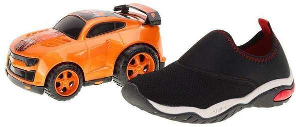 Imagem principal Kit Tênis Infantil Play Carrinho Kidy - 0070597 - Preto/Vermelho