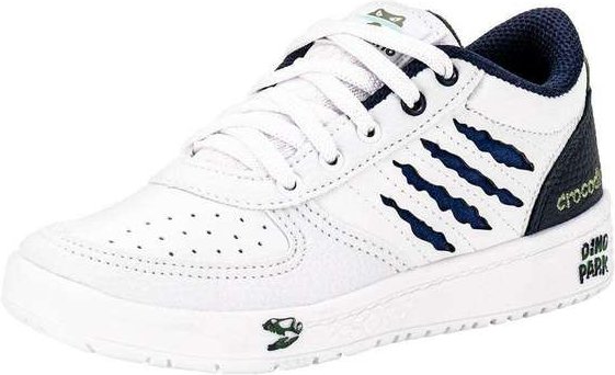 Tênis Infantil Crocodino Vissi Crt306 - Branco/Azul