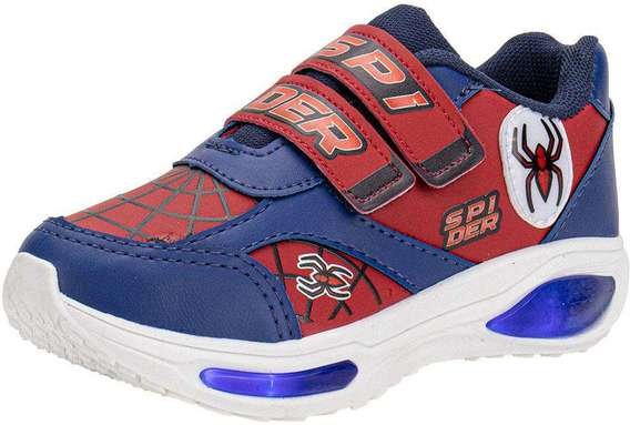 Imagem principal Tênis Infantil Led Minipé Mp2537 - Azul/Vermelho Minipé