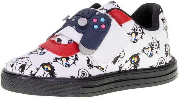 Tênis Infantil Lindo Jú - 15522 - Branco/Preto