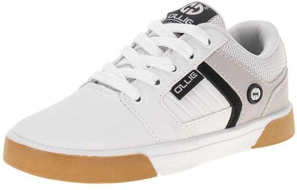 Imagem principal Tênis Infantil Monster Ollie 418 - Branco/Cinza Ollie