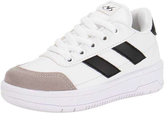 Imagem principal Tênis Infantil Via Vip Vv4510 - Branco/Preto Via Vip