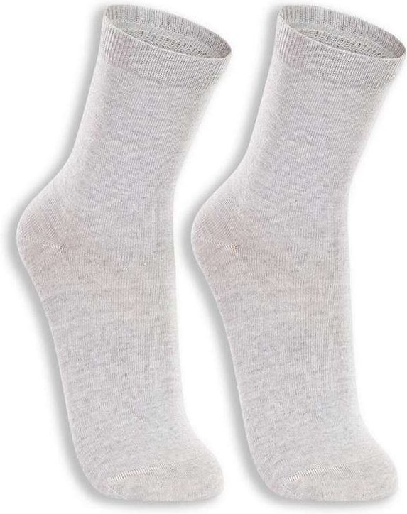 Kit 2 pares de Meias Cano Longo Lupo 4575-088 0902-Cinza