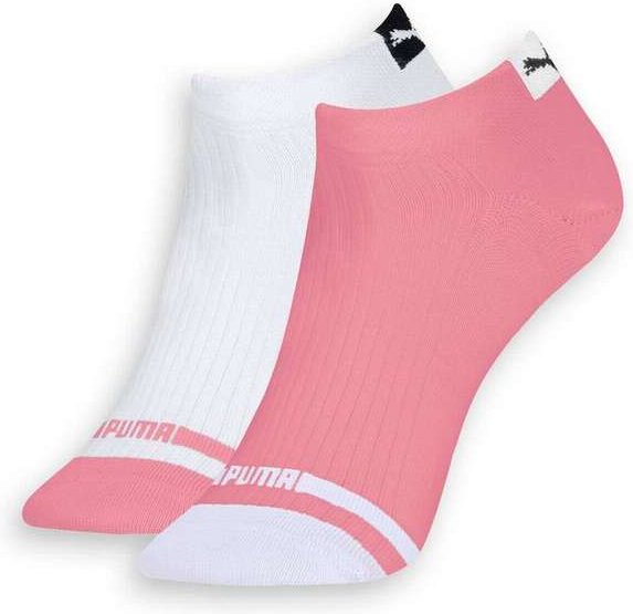 Kit 2 pares de Meias Esportiva Cano Curto Puma 4745-001/002 995-Rosado-Branco