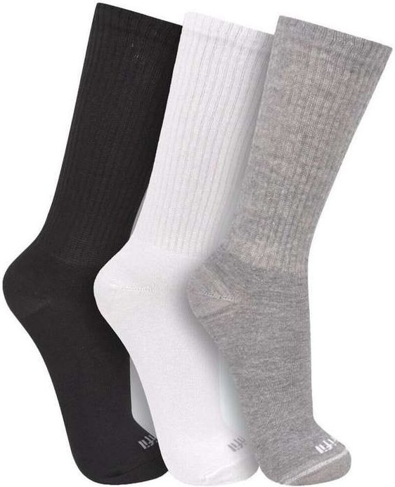 Kit 3 pares de Meias Cano Longo Trifil 8013 0901-Preto-Branco-Mescla