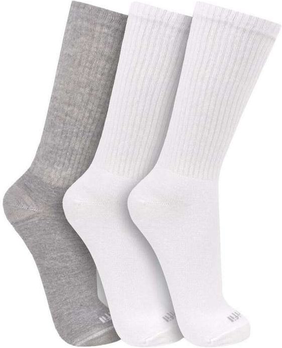 Kit 3 pares de Meias Cano Longo Trifil 8013 0902-Mescla-Branco