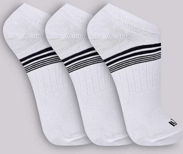 Kit 3 pares de Meias Esportiva Invisível Trifil 8015 0900-Branco