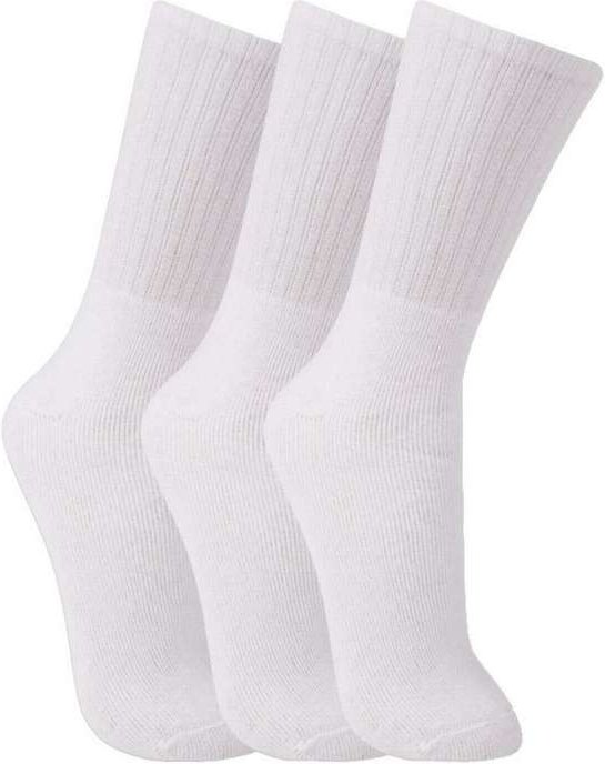 Imagem principal Kit 3 pares de Meias Esportivas Cano Longo 6313 0001-Branco TRIFIL TRIFIL