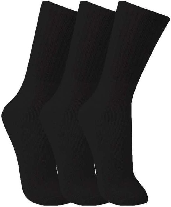 Imagem principal Kit 3 pares de Meias Esportivas Cano Longo 6313 0008-Preto TRIFIL TRIFIL