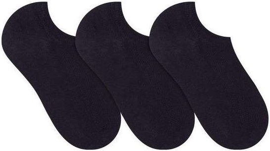 Imagem principal Kit 3 pares de Meias Invisível Selene 4825-001 998-Preto SELENE