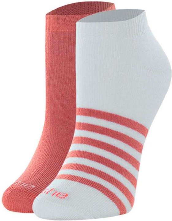 Kit 2 pares de Meias Cano Curto She 286.04 Vm02-Branco-Vermelho