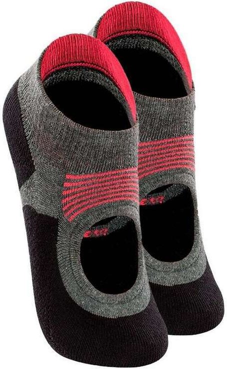 Imagem principal Kit 2 pares de Sapatilhas Antiderrapante Pilates Lupo 3286-002 Cinza-Chumbo Lupo