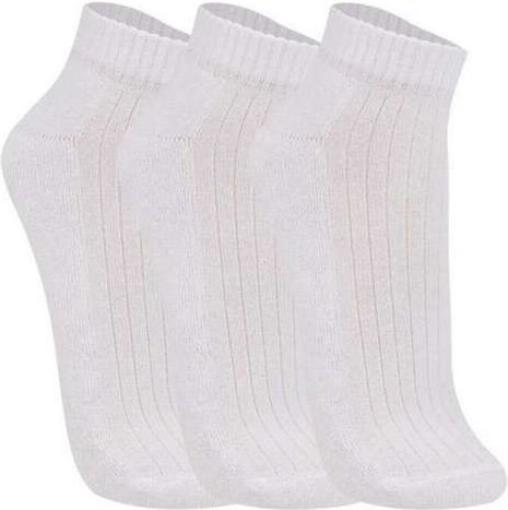Kit 3 pares de Meias Esportiva Cano Curto Trifil 8004 0004-Branco