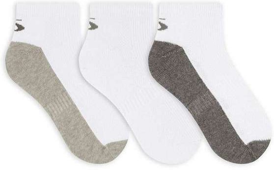 Imagem principal Kit com 3 Meias Esportivas Cano Curto Selene 4310-001 998-Branco-Cinza-Preto SELENE