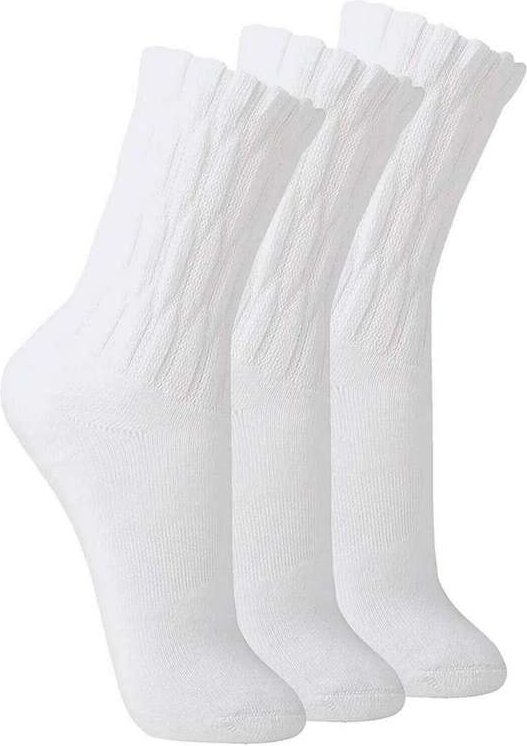 Imagem principal Kit com 3 pares de Meias Aeróbica Lupo 4810-003 Branco Lupo