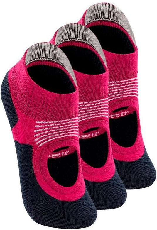 Imagem principal Kit 3 pares de Sapatilhas Antiderrapante Pilates Lupo 3286-002 Cereja Lupo